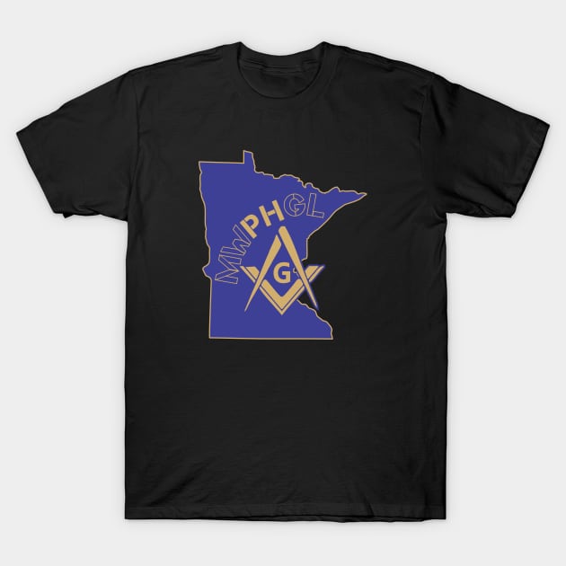 MWPHGLMN - Blue & Gold T-Shirt by Brova1986